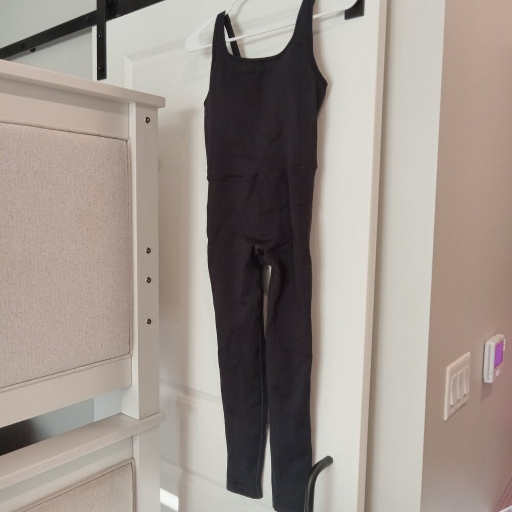 NEW SMALL All In Motion Women's Square Neck Seamless Active Bod Black